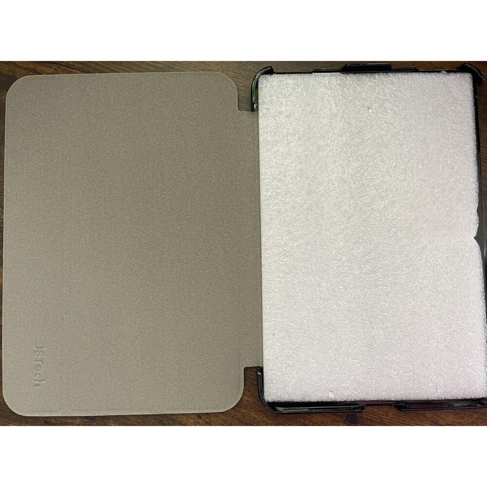JETech Case for iPad Mini 7 (2024) & Mini 6 (2021) Black Slim Folio Smart Cover - Picture 5 of 6